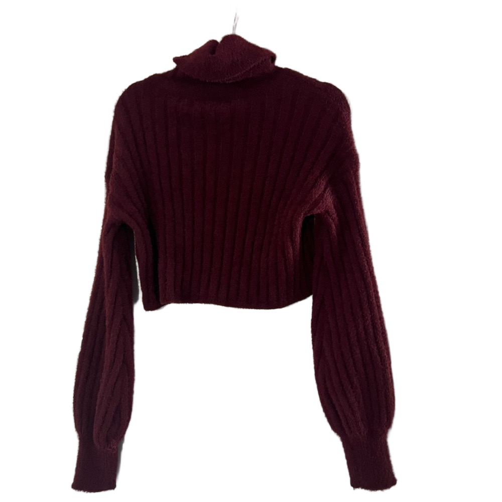 Arizona Jean Company Deep Red Turtleneck Sweater